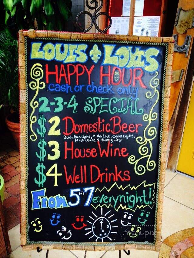 Louis Louis - Santa Rosa Beach, FL menu_pic