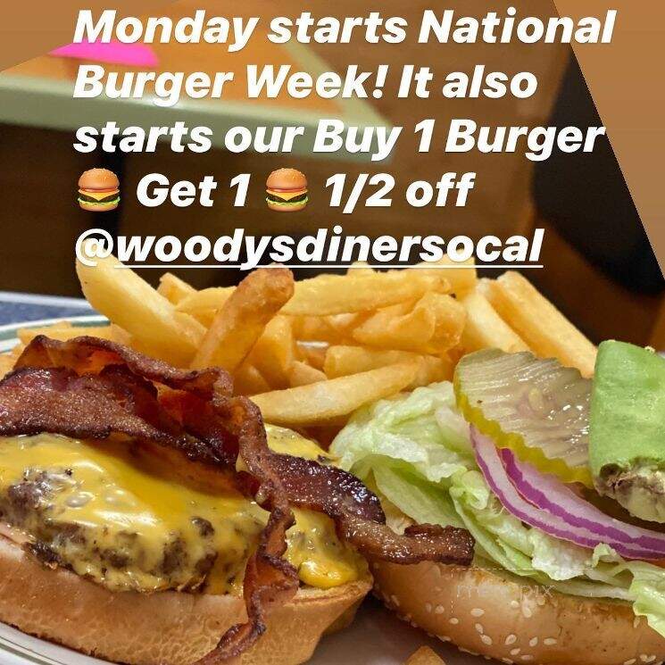 Woody's Diner - Yorba Linda, CA menu_pic