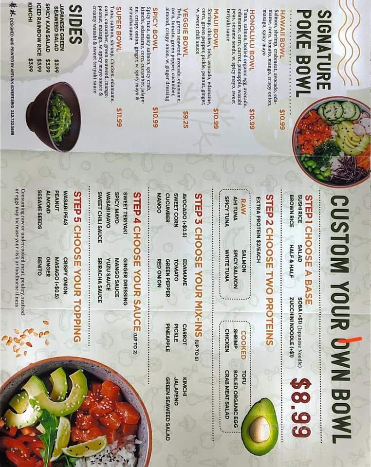Aloha - Quakertown, PA menu_pic