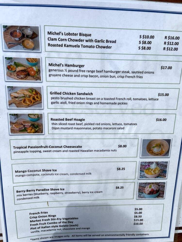 Cafe Ko Olina Place of Joy - Kapolei, HI menu_pic