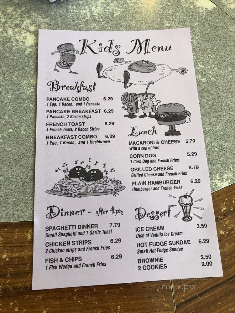 Jack's Restaurant - Bishop, CA menu_pic