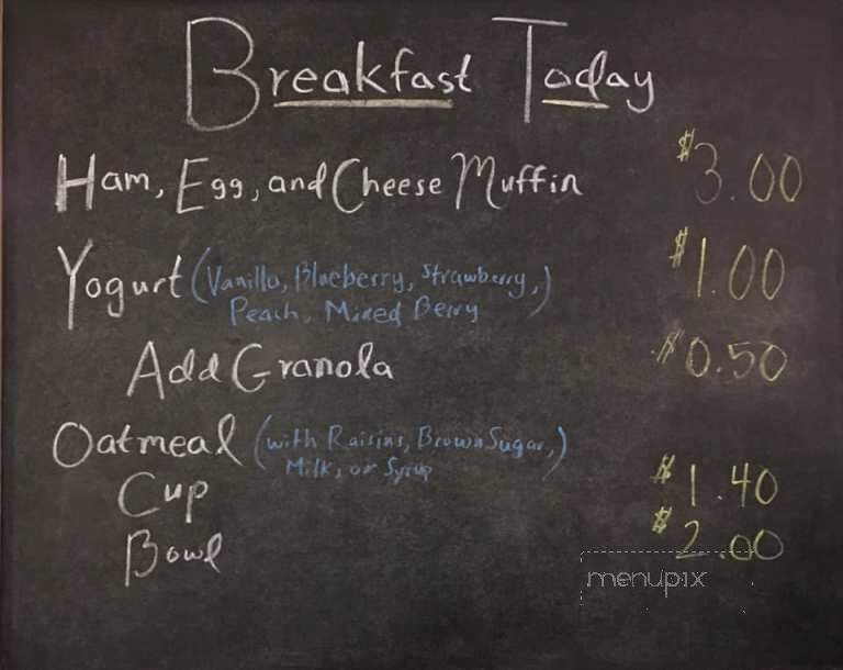 St Stephen's Cafe - Brocton, NY menu_pic