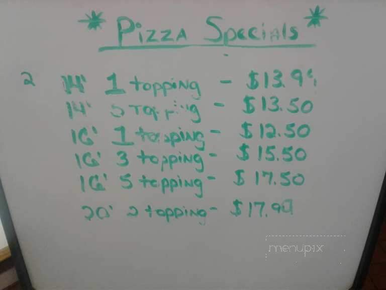 Gino's Pizza & Spaghetti House - Milton, WV menu_pic