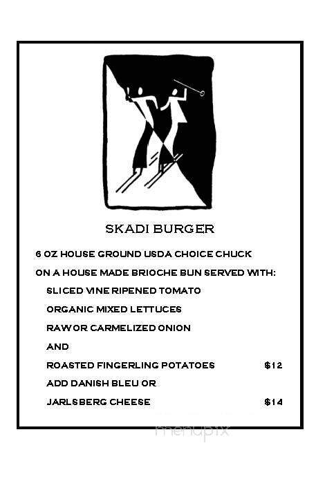 Skadi - Mammoth Lakes, CA menu_pic
