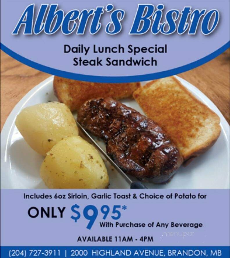 Albert's Bistro Family Restaurant - Brandon, MB