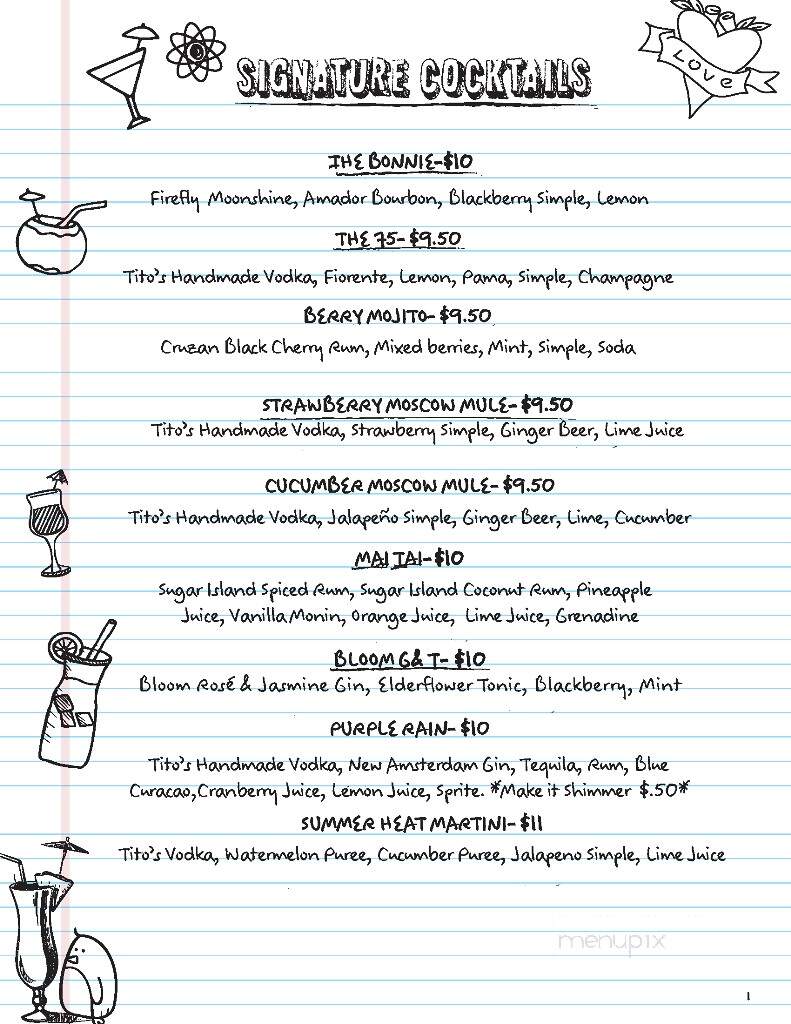 Bobcat Bonnie's - Clinton Township, MI menu_pic
