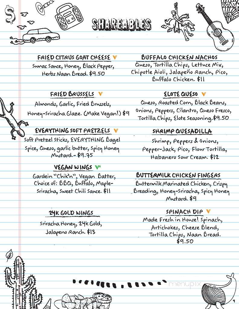 Bobcat Bonnie's - Clinton Township, MI menu_pic
