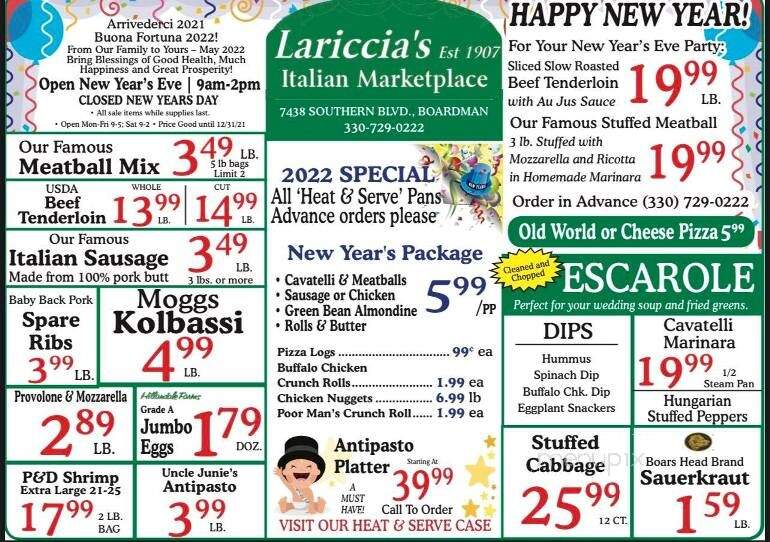 Lariccia's Italian Marketplace - Boardman, OH