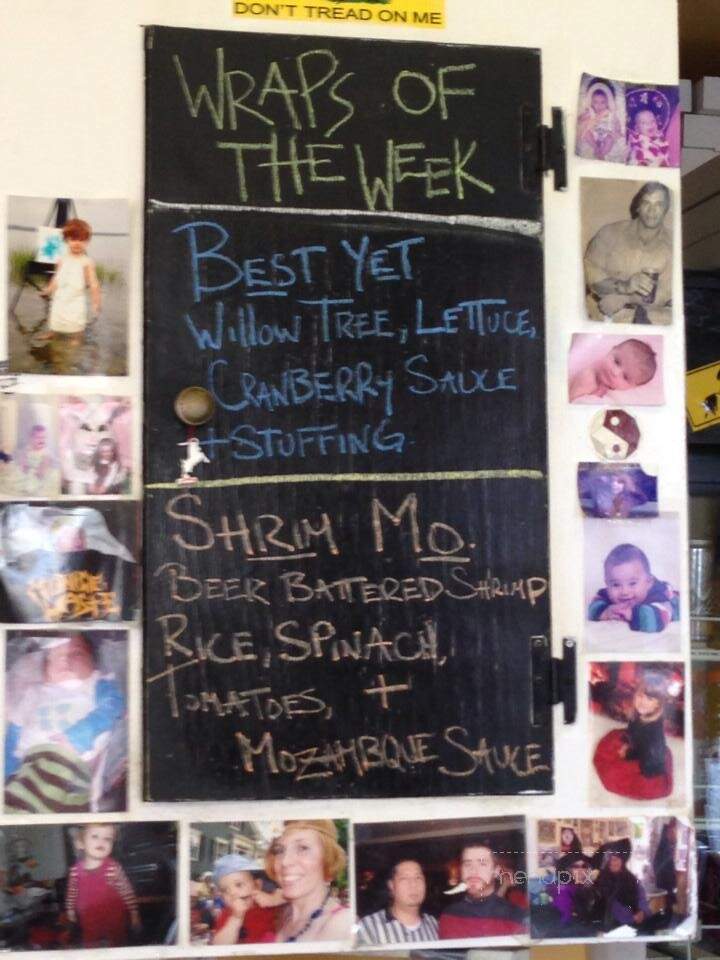 Papa Joe's Wrap Shack - Bristol, RI menu_pic