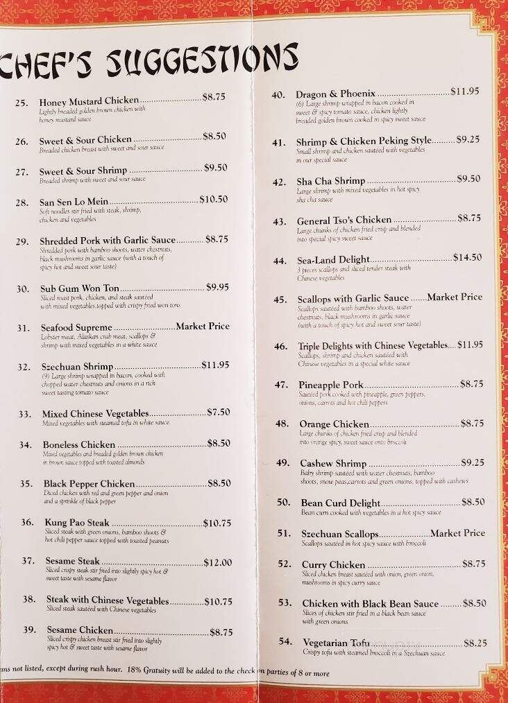 Peking Chinese Restaurant - Wytheville, VA menu_pic