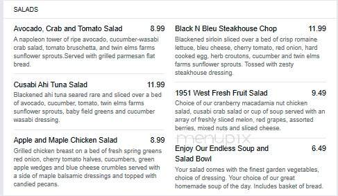 Rock Garden Supper Club - Green Bay, WI menu_pic