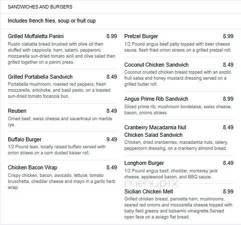 Rock Garden Supper Club - Green Bay, WI menu_pic