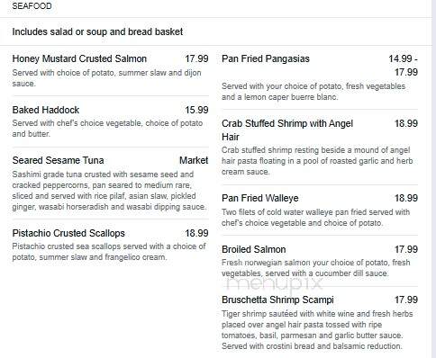 Rock Garden Supper Club - Green Bay, WI menu_pic