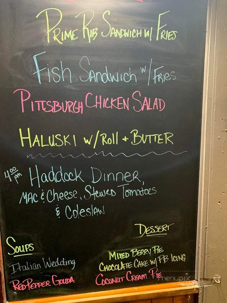 Oak Grove Tavern - Avis, PA menu_pic