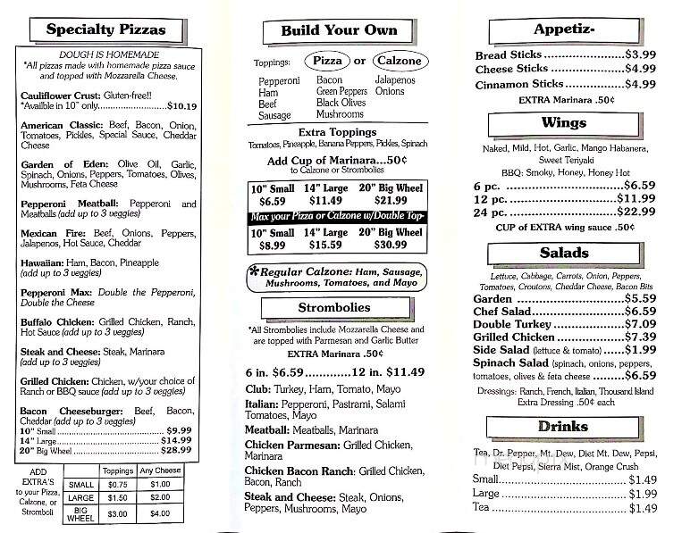 Dough Boy's Pizza - Moultrie, GA menu_pic