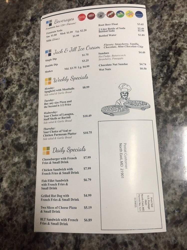 Frank's Pizza - North East, MD menu_pic
