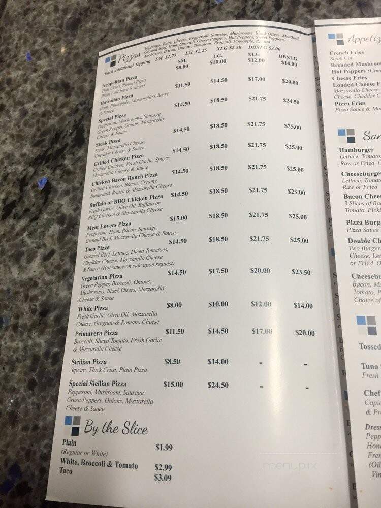 Frank's Pizza - North East, MD menu_pic