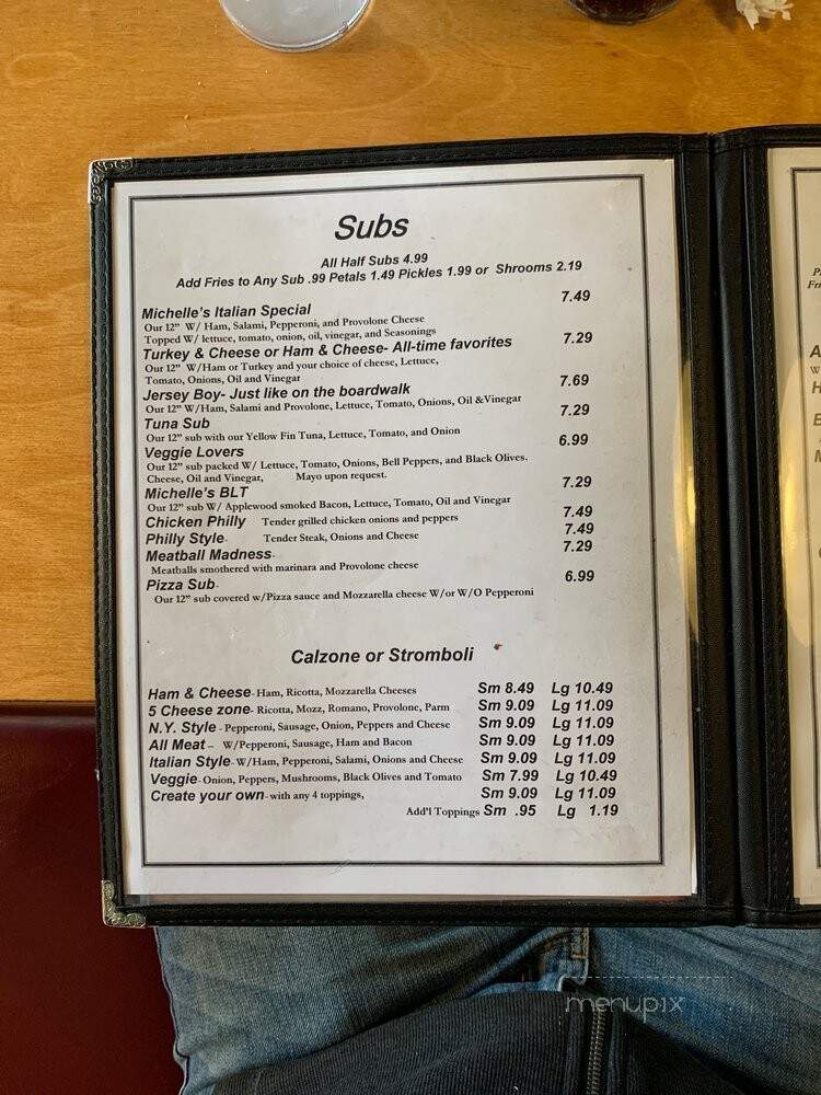 Michelle's Pizza - Mccormick, SC menu_pic
