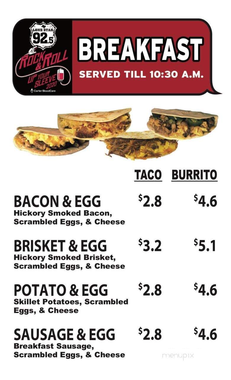 Bottlecap Alley - Greenville, TX menu_pic