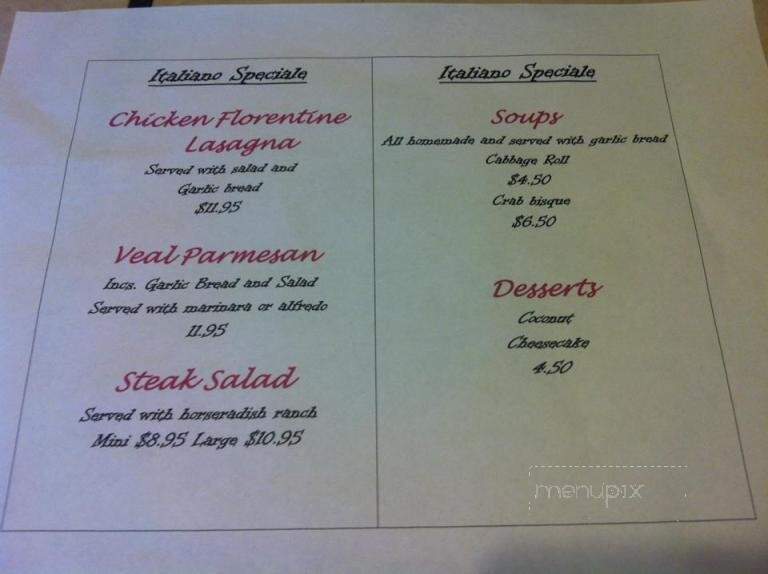 Betty's Pizza & Subs - Melrose, FL menu_pic