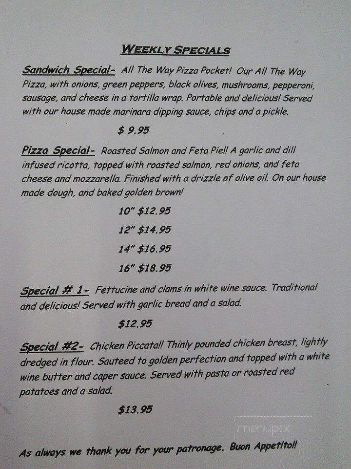 Betty's Pizza & Subs - Melrose, FL menu_pic