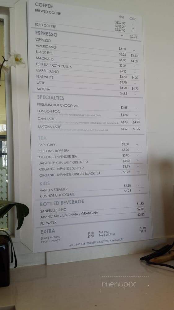 Duo Patisserie & Cafe - Markham, ON menu_pic