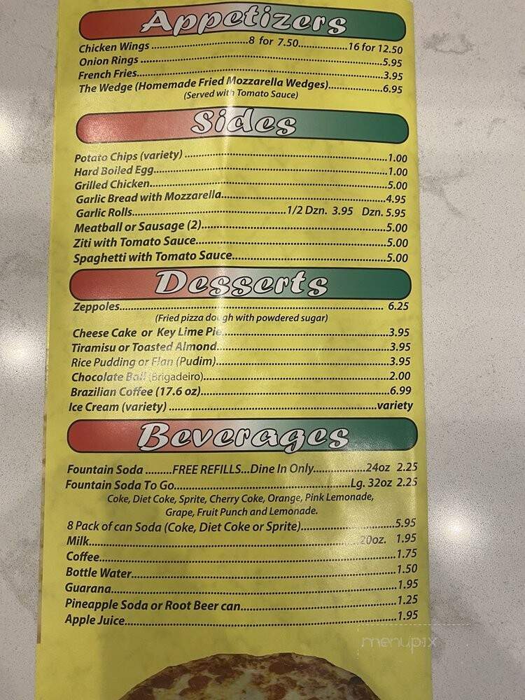 La Rosa Pizzeria - Naples, FL menu_pic