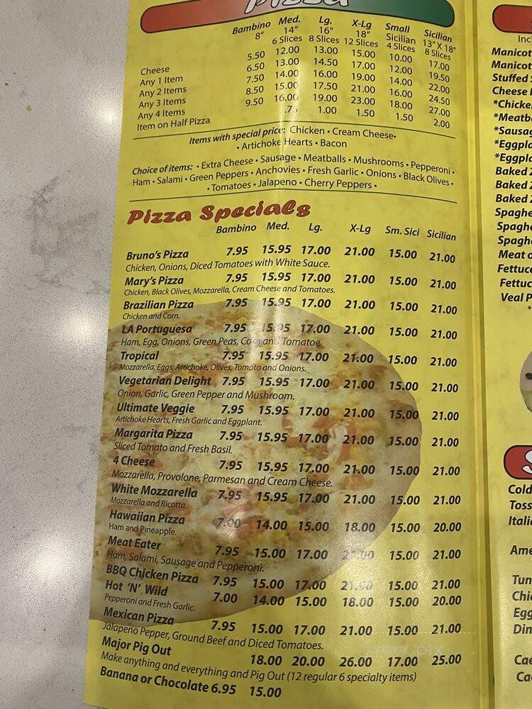 La Rosa Pizzeria - Naples, FL menu_pic