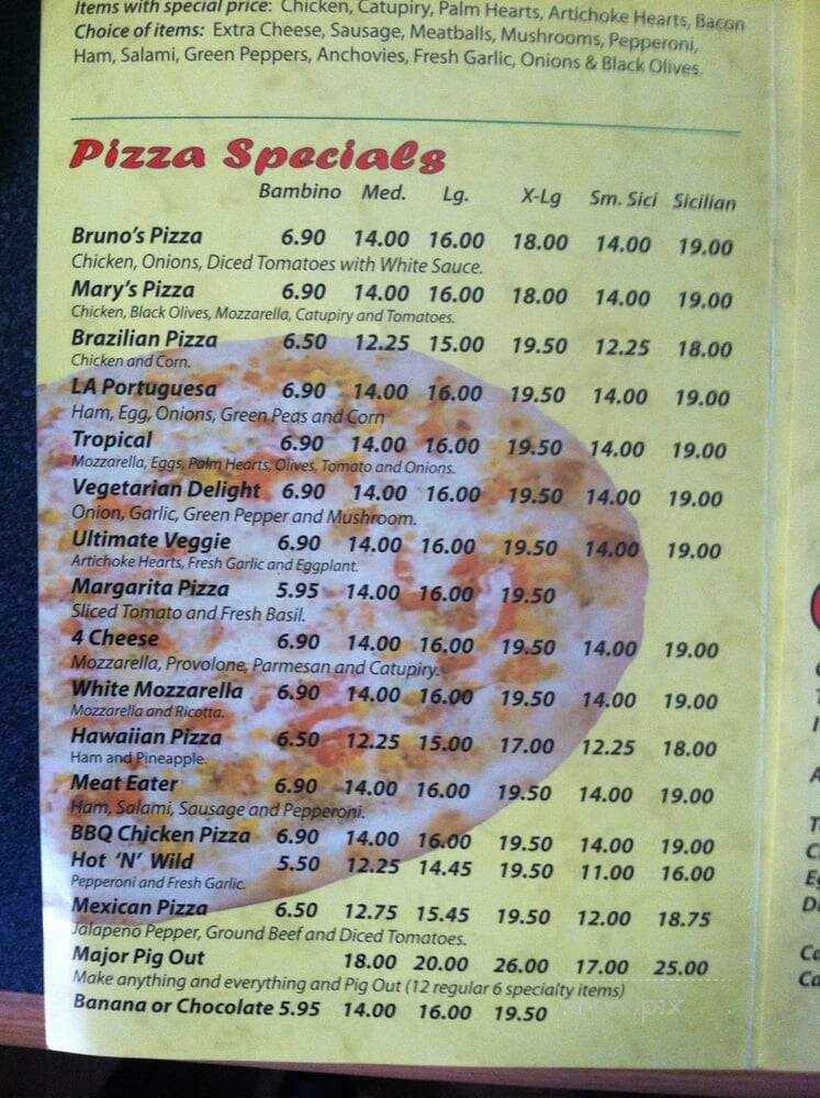 La Rosa Pizzeria - Naples, FL menu_pic