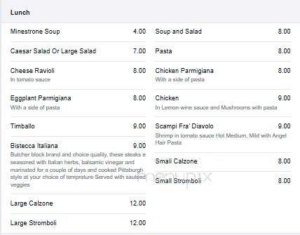 Mona Lisa - Hendersonville, NC menu_pic