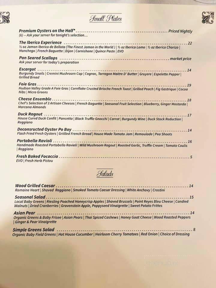 Fire and Smoke Gastropub - Myrtle Beach, SC menu_pic