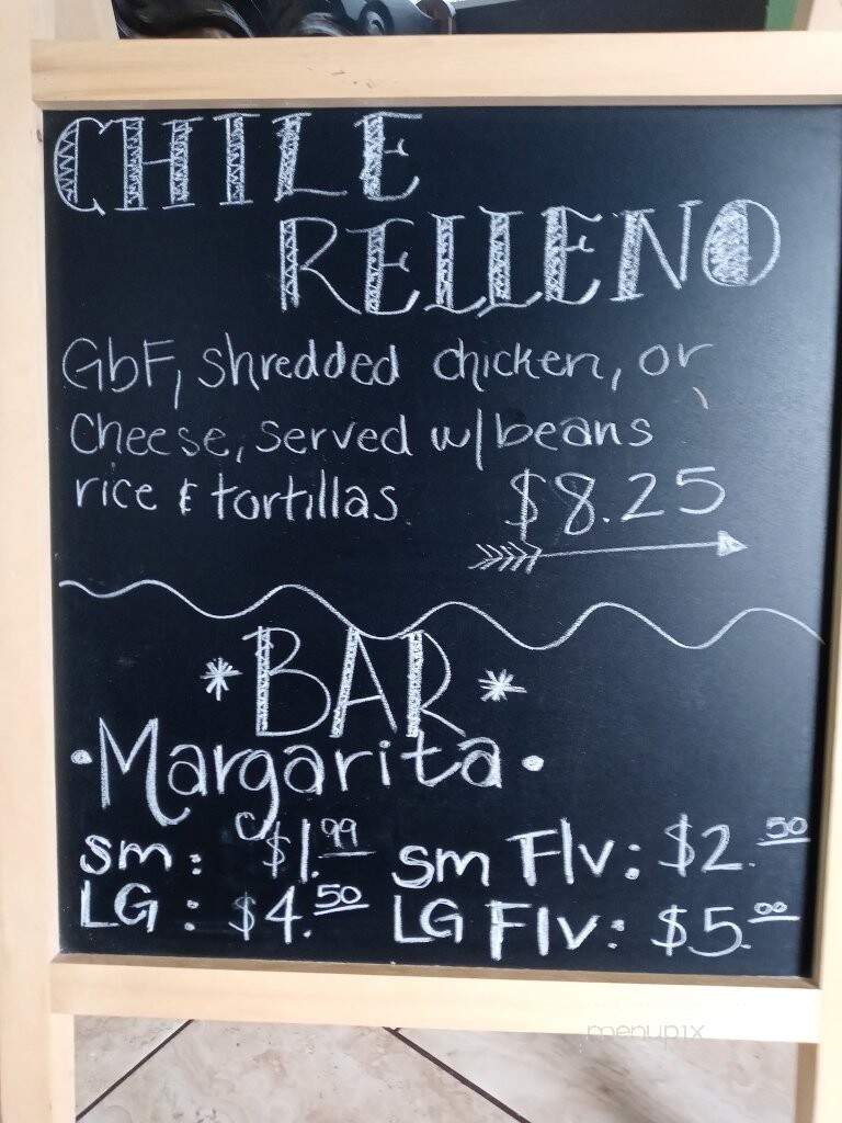 Agave Jalisco Mexican Resturant - San Saba, TX menu_pic