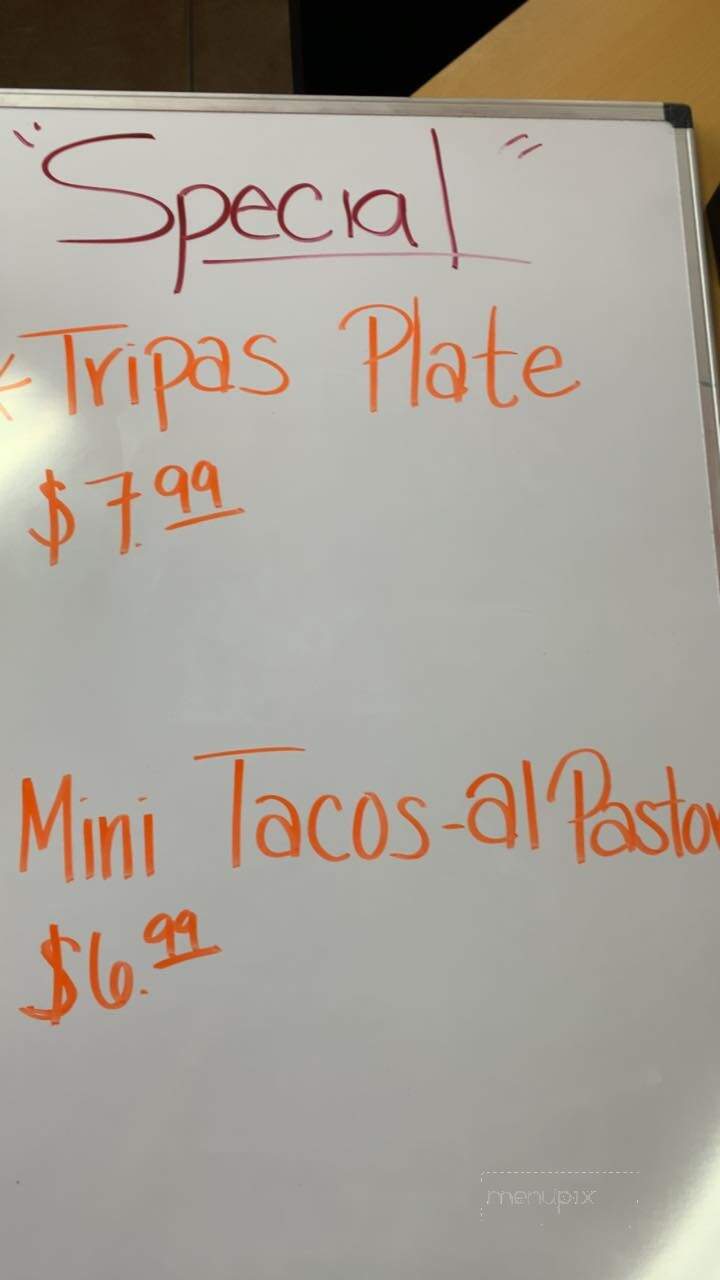 Agave Jalisco Mexican Resturant - San Saba, TX menu_pic