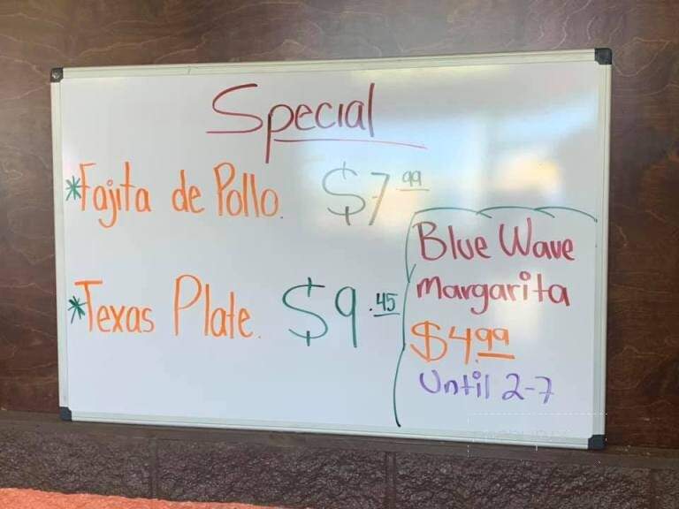 Agave Jalisco Mexican Resturant - San Saba, TX menu_pic