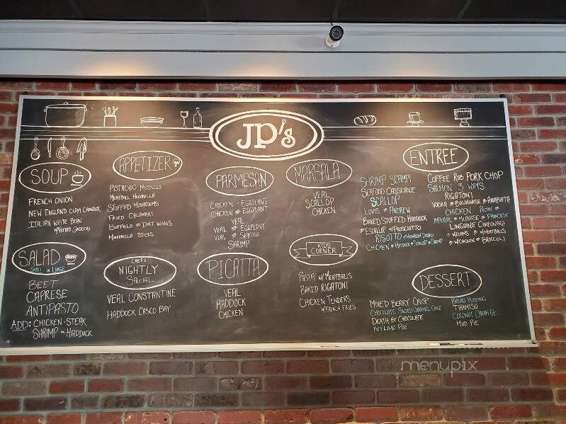 JP's Bistro - Falmouth, ME menu_pic