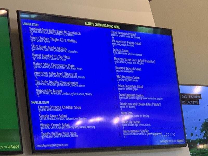 The Watering Hole - Murphys, CA menu_pic