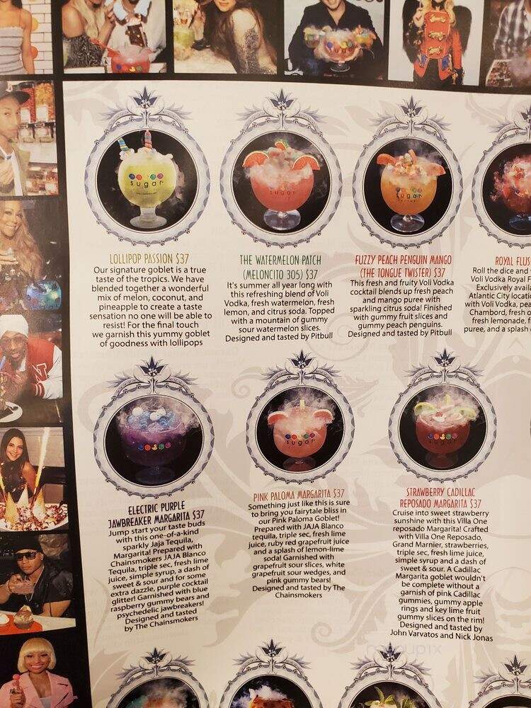 Sugar Factory - Mashantucket, CT menu_pic