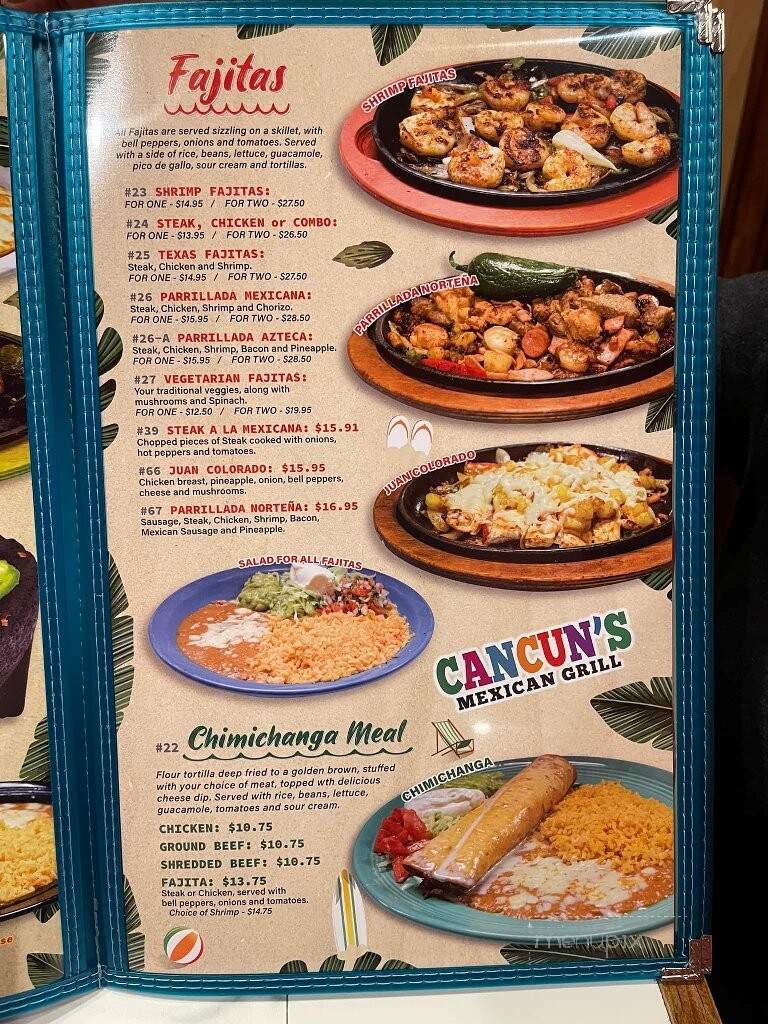 Cancun Mexican Grill - Bonifay, FL menu_pic