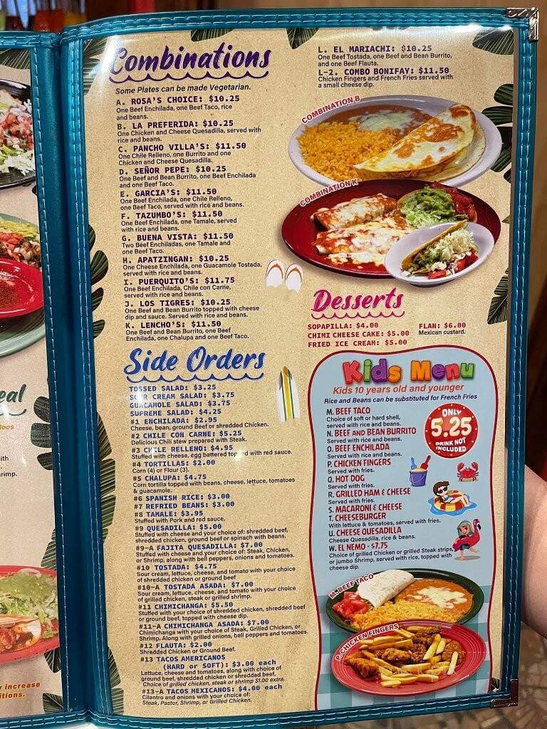 Cancun Mexican Grill - Bonifay, FL menu_pic