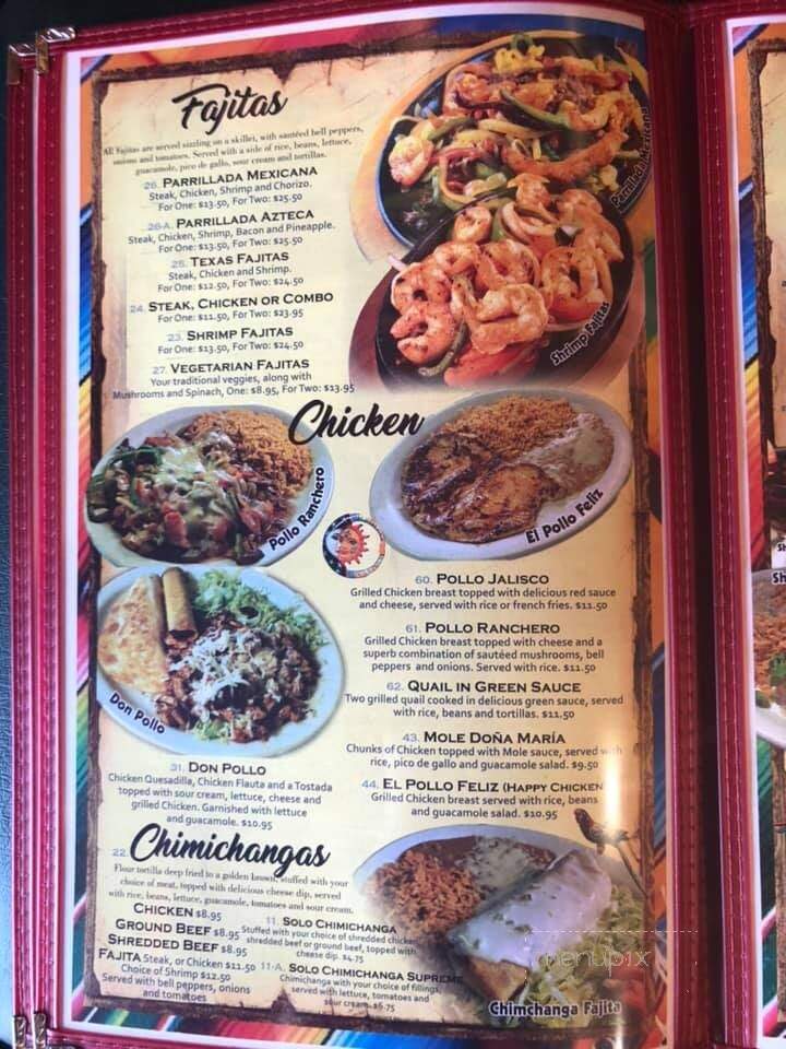 Cancun Mexican Grill - Bonifay, FL menu_pic
