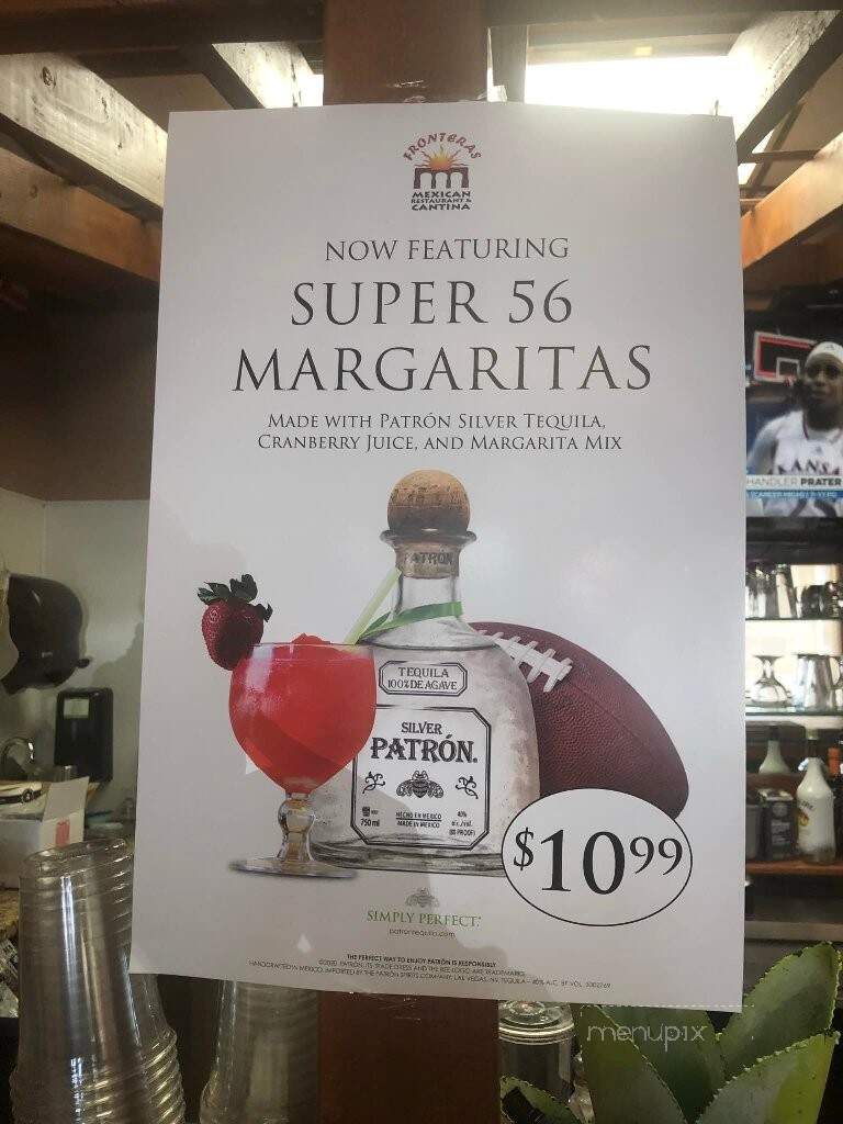 Fronteras Mexican Restaurant & Cantina - Gardner, KS menu_pic
