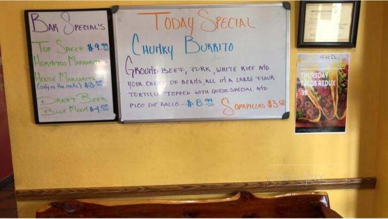 Fronteras Mexican Restaurant & Cantina - Gardner, KS menu_pic