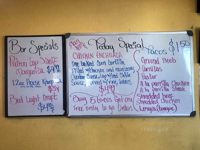 Fronteras Mexican Restaurant & Cantina - Gardner, KS menu_pic