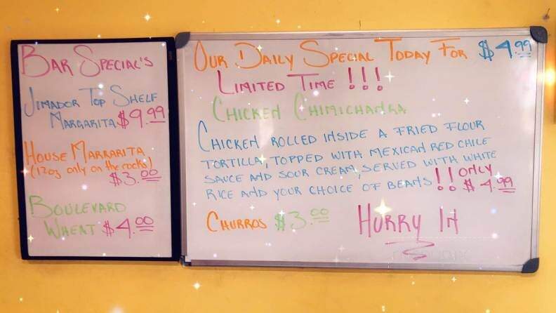 Fronteras Mexican Restaurant & Cantina - Gardner, KS menu_pic