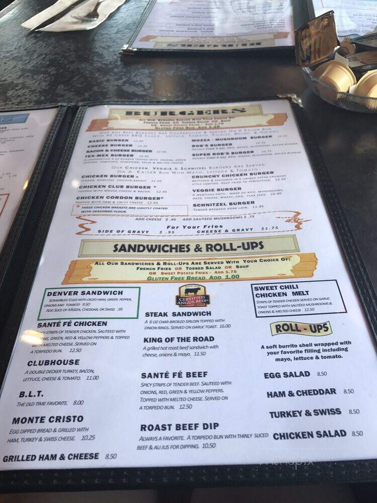 Huckleberry's Family Restaurant - Invermere, BC menu_pic