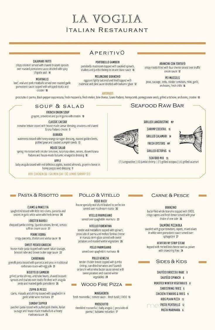 La Voglia Italian Restaurant - Warminster, PA