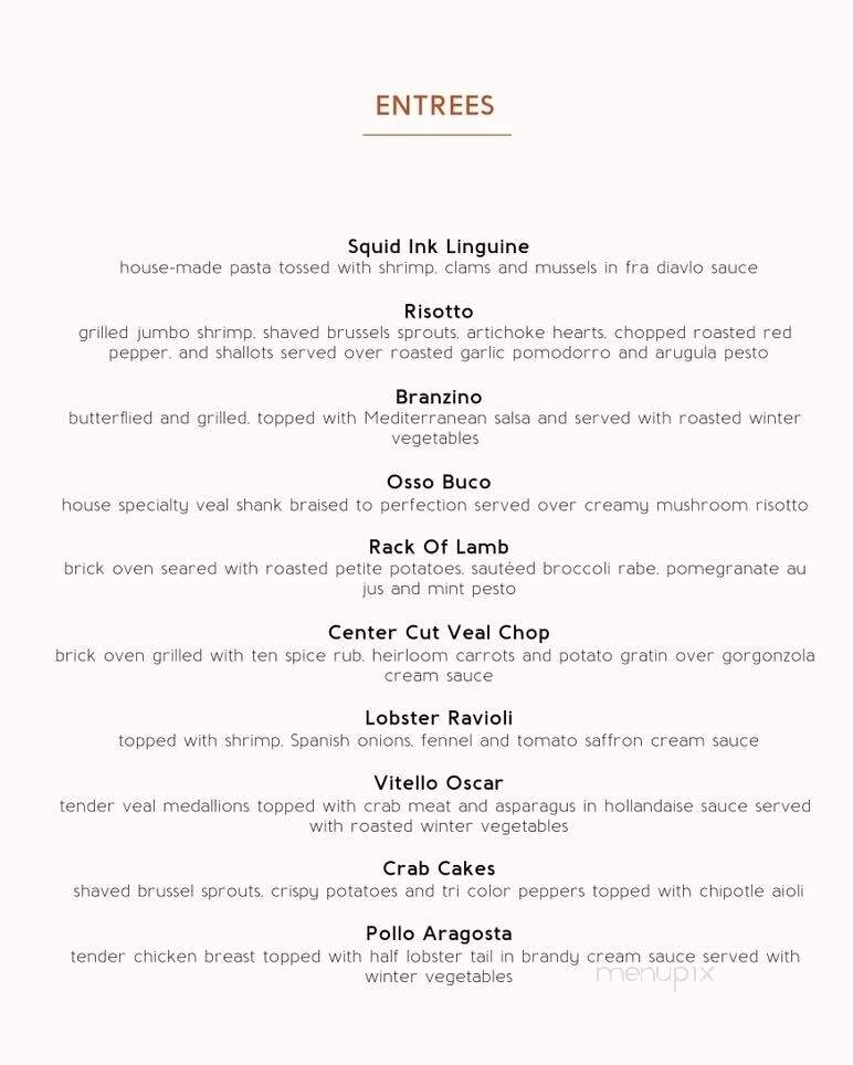 La Voglia Italian Restaurant - Warminster, PA menu_pic