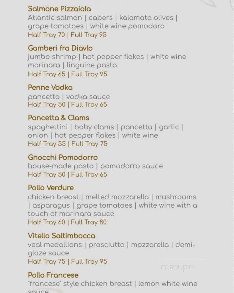 La Voglia Italian Restaurant - Warminster, PA menu_pic