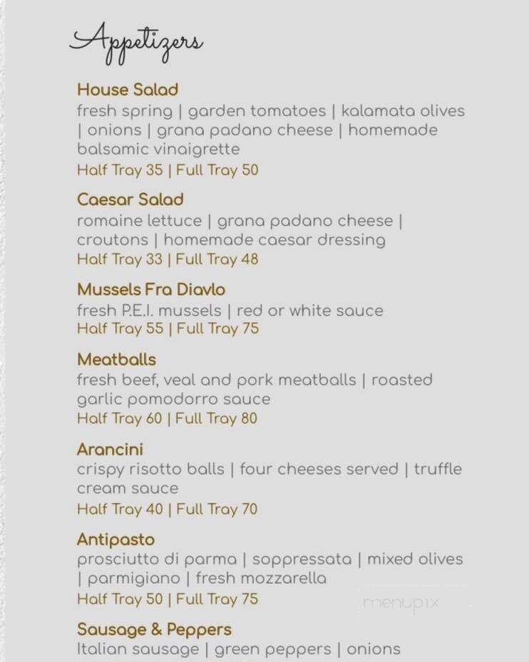 La Voglia Italian Restaurant - Warminster, PA menu_pic