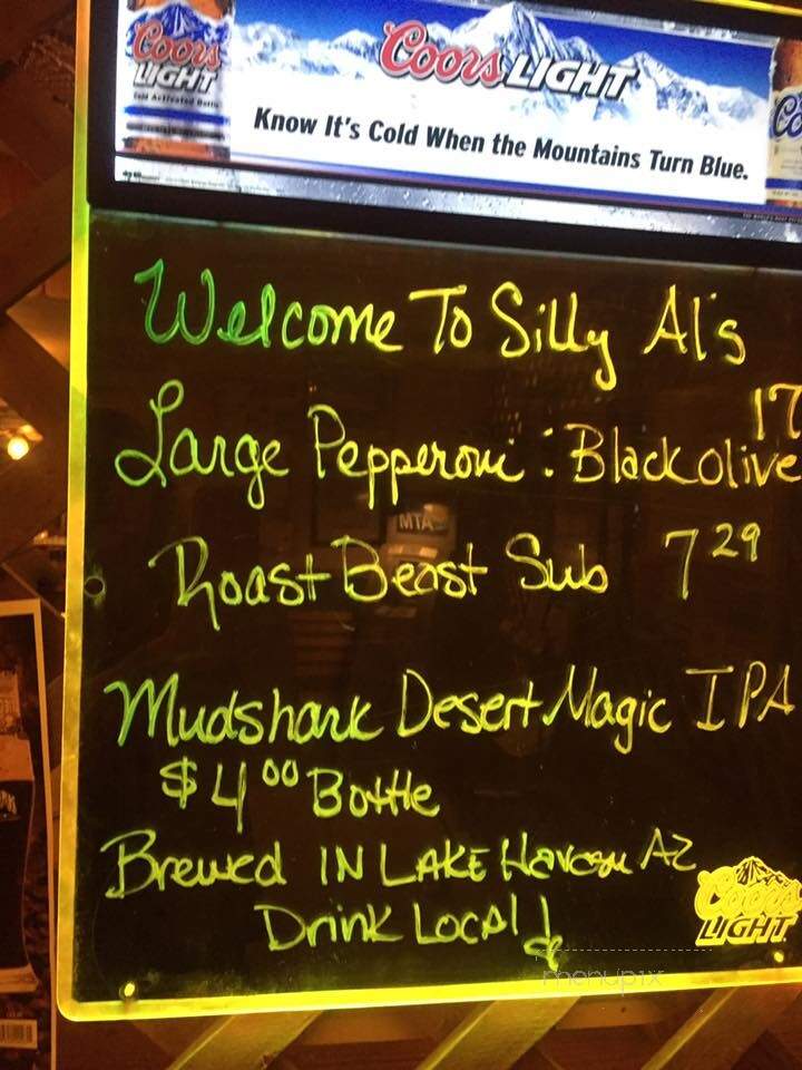 Silly Al's Pizza In Quartzsite - Quartzsite, AZ menu_pic